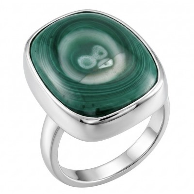 Green River 33.2 CARAT genuine Malachite from Utah .925 Sterling Silver handcrafted ring size 8 adjustable