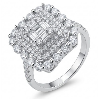 Fancy Design authentic 7.9 carat White Topaz .925 Sterling Silver handcrafted ring size 8 1/4