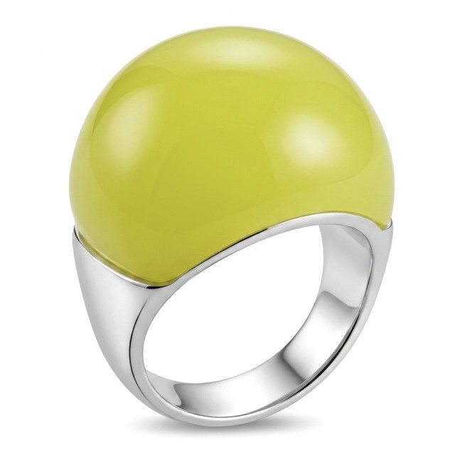 Wonderland Copal Golden Large Statement Ring size 8
