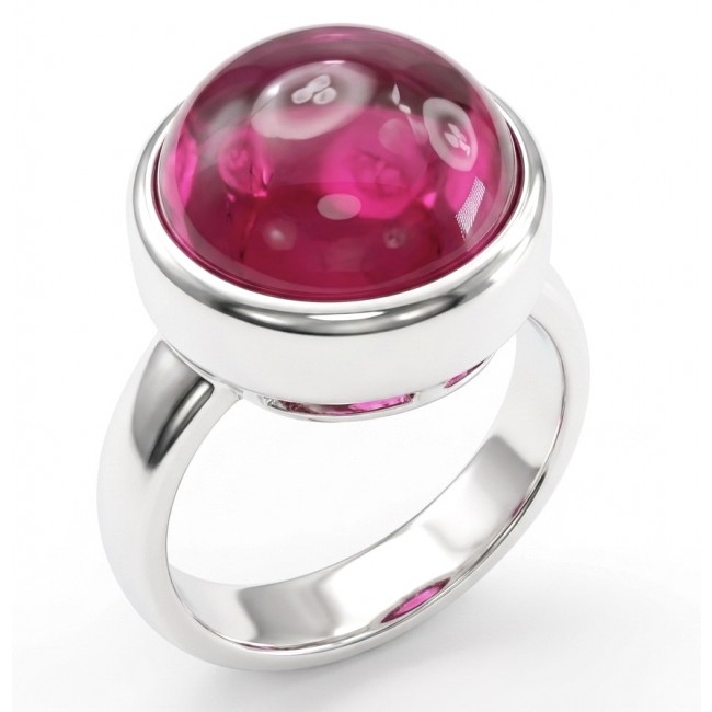 Giovanna 15.5 carat Ruby .925 Sterling Silver handcrafted incredible ring s. 8