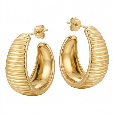 FANCY Silver handcrafted lightweighted Large hoop earrings