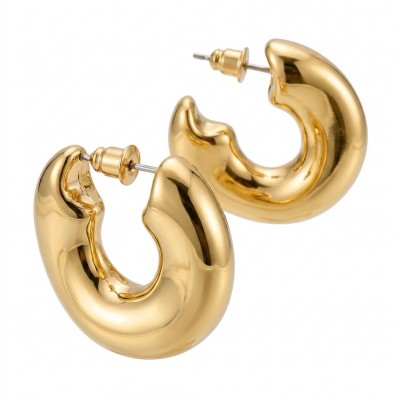 Luxurious Golden tone handcrafted Stylish earrings