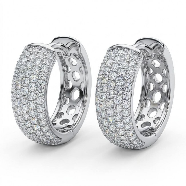 Stella Natural 6.2 carat White Topaz Silver handcrafted earrings