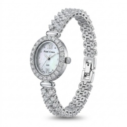Precious 118.8 carat White Topaz .925 Sterling Silver handmade Bracelet - Watch