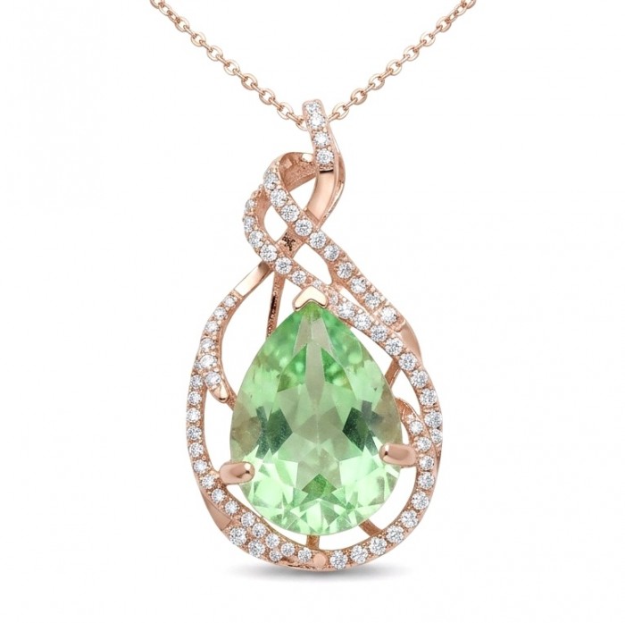 Royalty 12.9 carat authentic Himalayan Peridot 22K Gold over .925 Sterling Silver Handcrafted Statement pendant