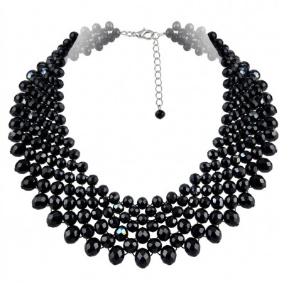 Rachel 250 carat Authentic Onyx .925 Sterling Silver handmade Necklace