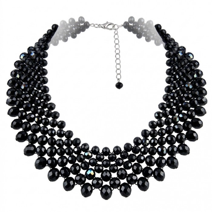 Rachel 250 carat Authentic Onyx .925 Sterling Silver handmade Necklace