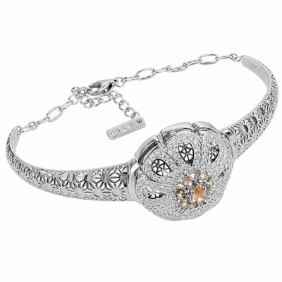 Casablanca - authentic 3.6 carat Brazilian Tourmaline .925 Sterling Silver Bracelet