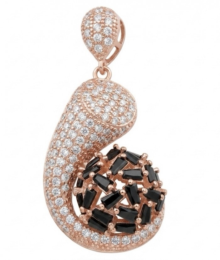 Born to Glam 5.2 carat natural Sapphire 18K Gold over .925 Sterling Silver Perfectly handcrafted Pendant