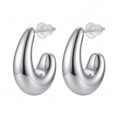 Modern Concept handmade silver earrings