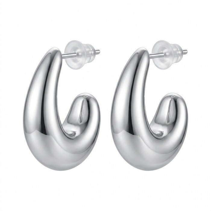 Modern Concept handmade silver earrings