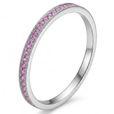 Luxurious 8.4 carat Pink Topaz Silver handcrafted Bracelet