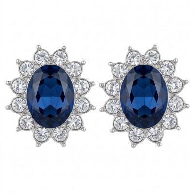 Pacifica 4.5 carat Topaz Silver Handcrafted Earrings