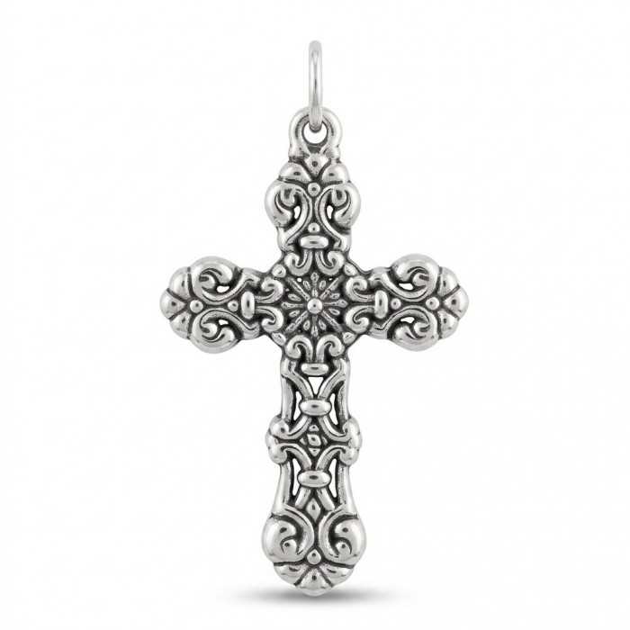 Holy Cross the best quality .925 Sterling Silver Bali made Pendant