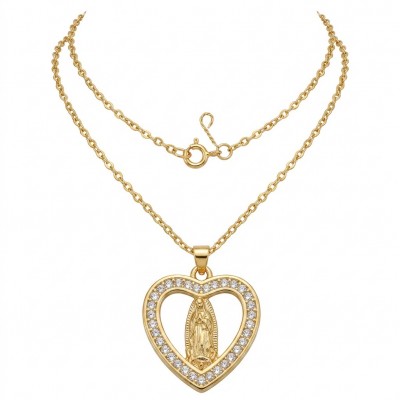 Virgin MARY Precious golden Necklace