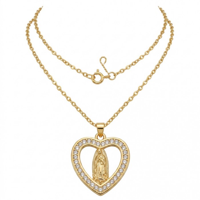 Virgin MARY Precious golden Necklace
