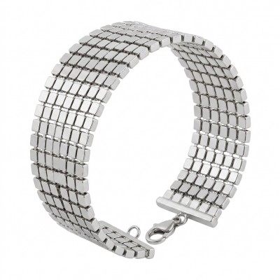 Renewal - Byzantine design Silver handcrafted Bracelet