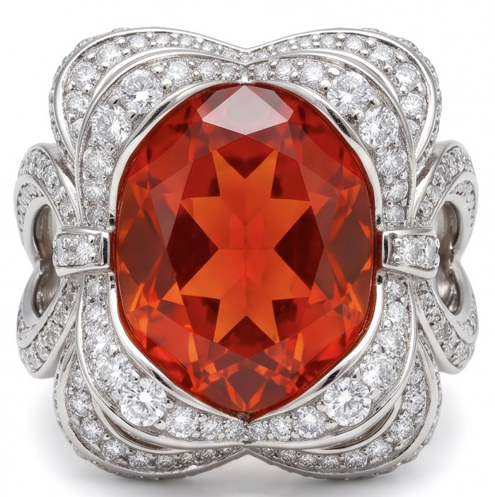 Royal Red 25.7 ctw oval cut Mozambique Ruby .925 Sterling Silver handcrafted Statement Ring size 7 3/4