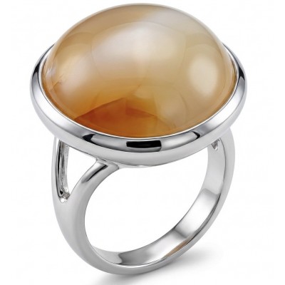 Bonfire Night best quality 19.4 carat Mexican Opal .925 Sterling Silver handmade ring 8