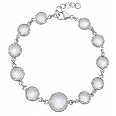 Authentic 22.5 carat Brazilian Rose Quartz .925 Sterling Silver handmade Bracelet