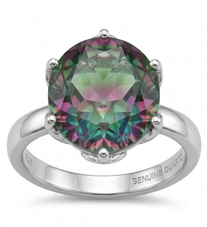7.8 carat Brazilian Tourmaline .925 Sterling Silver Perfectly handcrafted Ring s. 7