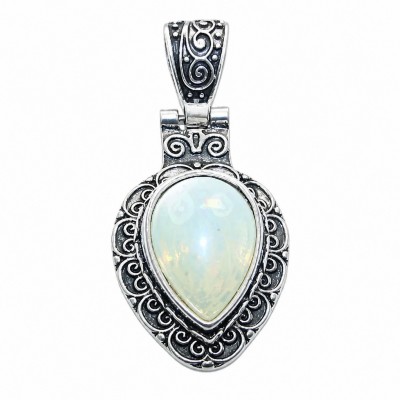 Incredible Design Opalite .925 Silver handmade Necklace