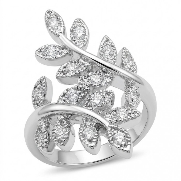 Real Beauty - 4.5 carat White Sapphire .925 Sterling Silver Handcrafted Statement Ring size 6 1/4