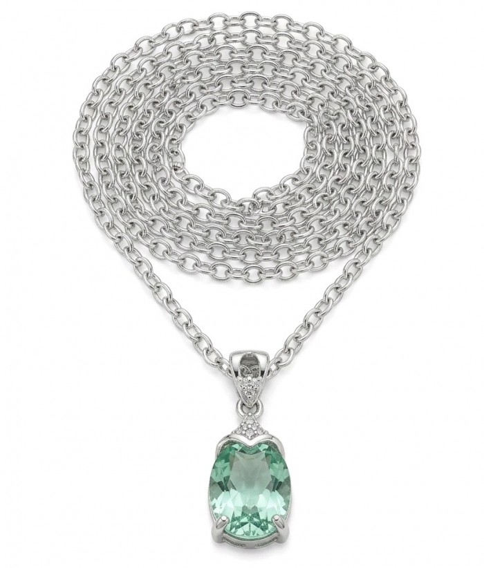 Romantica Natural 8.4 carat Topaz handmade necklace