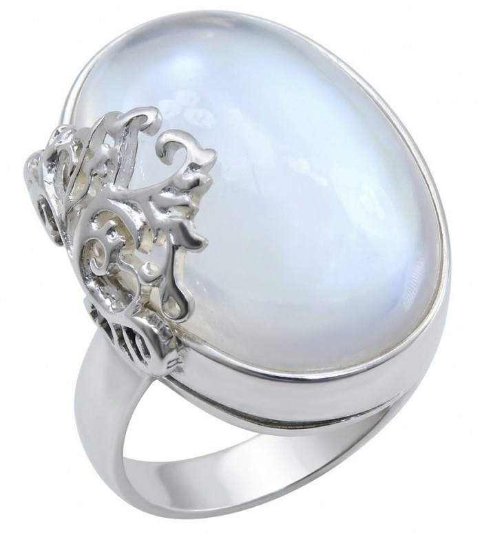Top quality 22.2 carat Brazilian Rose Quartz .925 Sterling Silver dipped in rhodium Handcrafted Ring size 8