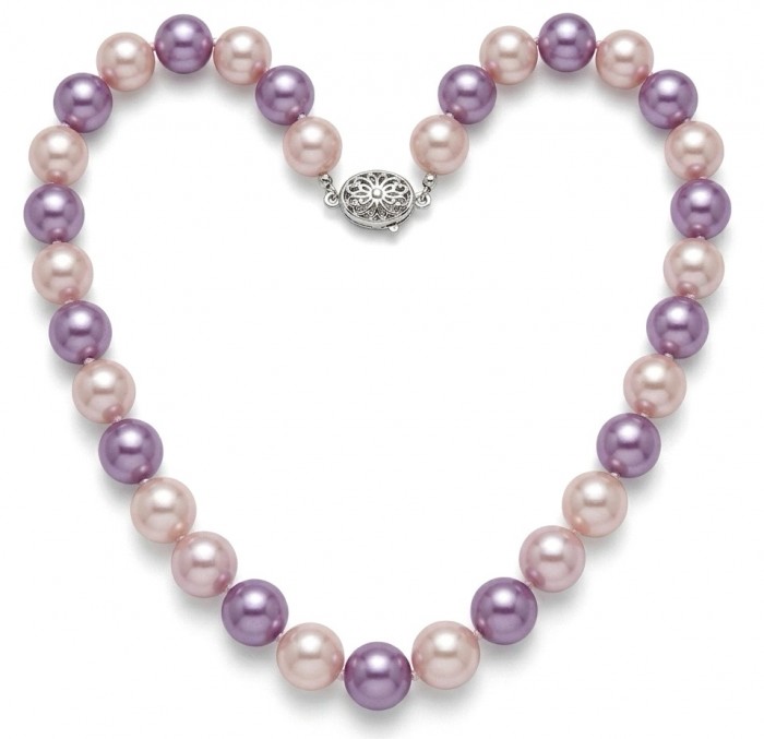 Pastel Dream - Outstanding fresh water Pearl .925 Sterling Silver handcrafted Statement necklace