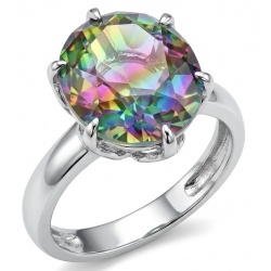 7.8 carat Brazilian Tourmaline .925 Sterling Silver Perfectly handcrafted Ring s. 6