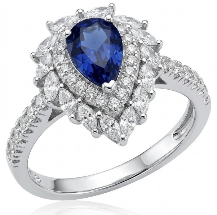 Classic Beauty - Luxurious 2.8 carat Tanzanite .925 Sterling Silver handcrafted Ring size 8