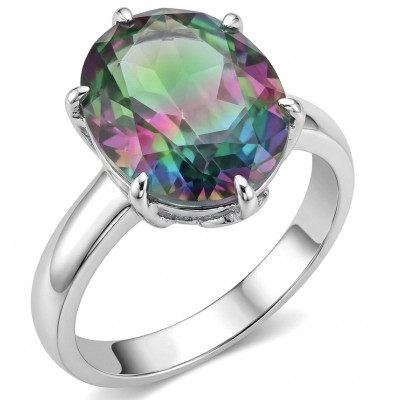 7.8 carat Brazilian Tourmaline .925 Sterling Silver Perfectly handcrafted Ring s. 7