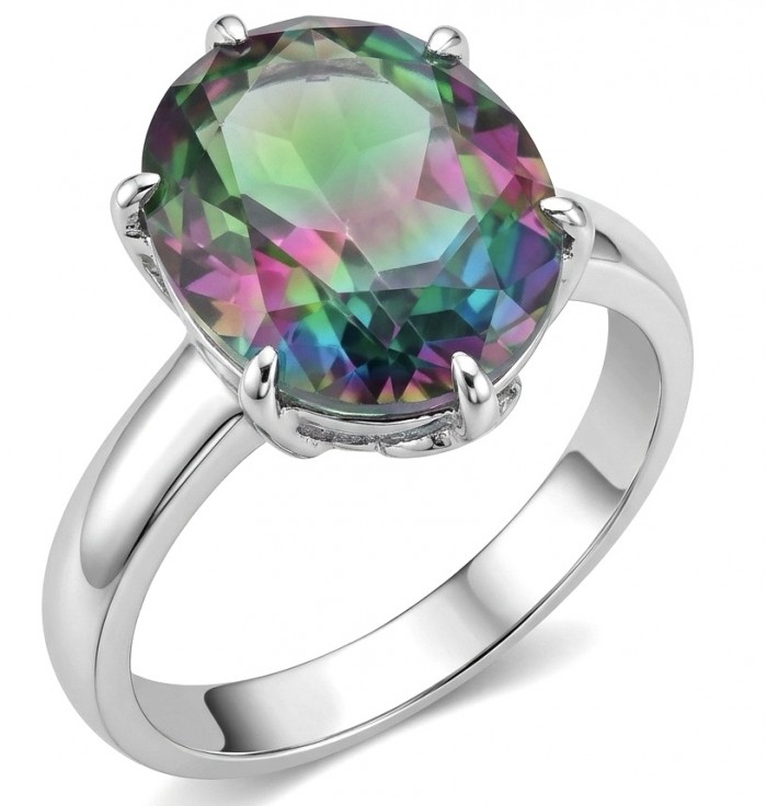 7.8 carat Brazilian Tourmaline .925 Sterling Silver Perfectly handcrafted Ring s. 7