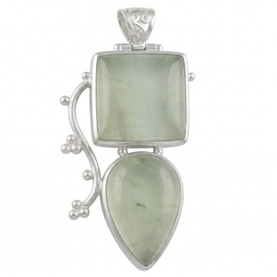 Perfect quality 45.8 grams Botswana Agate Silver handmade Pendant
