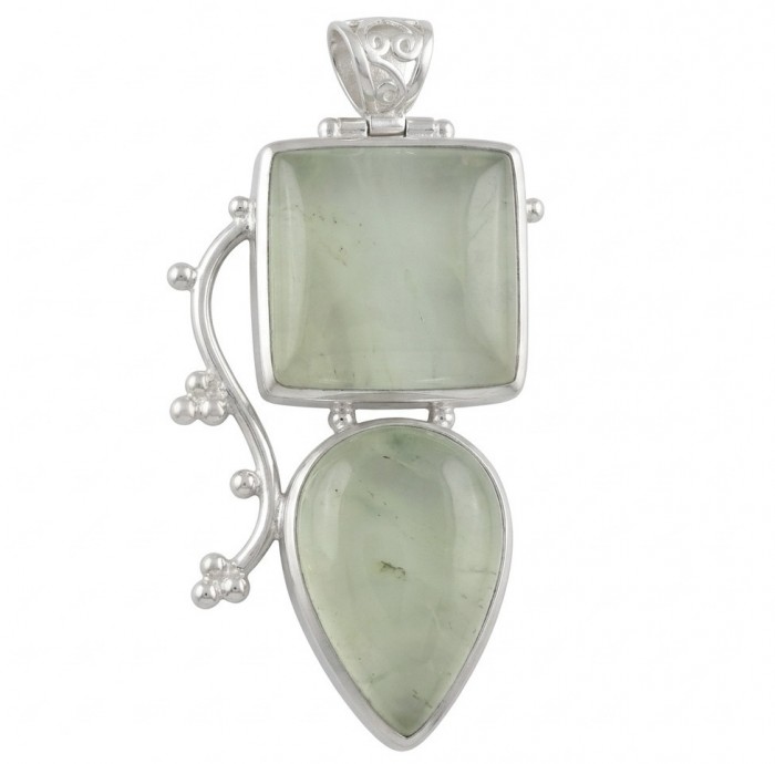 Perfect quality 45.8 grams Botswana Agate Silver handmade Pendant