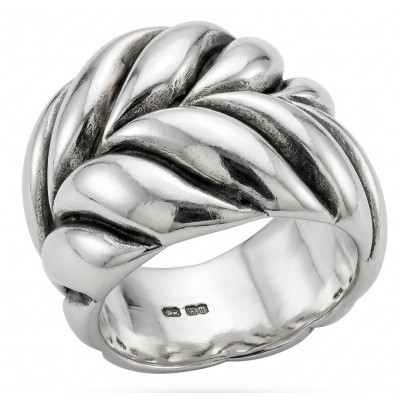 Mantra Solid Bali made .925 Sterling Silver ring size 7 1/2