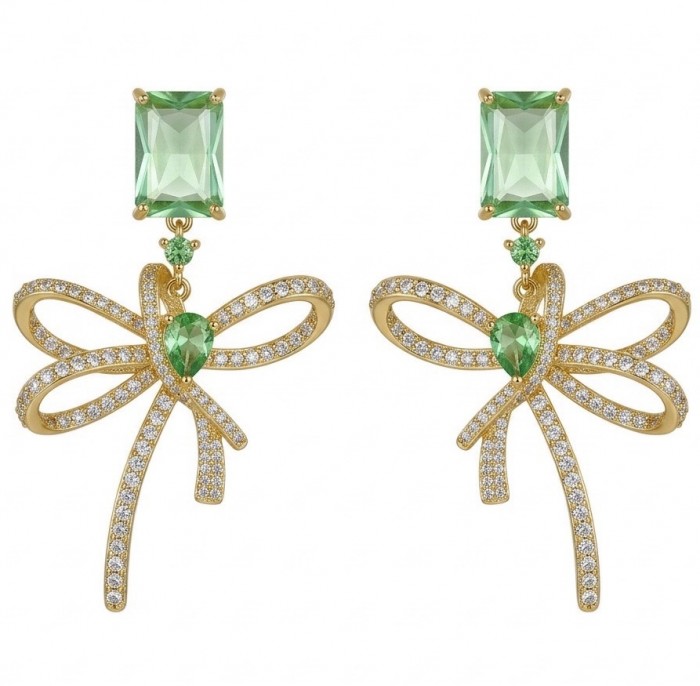 Luxurious 7.9 carat authentic Himalayan Peridot .925 Sterling Silver dipped in 14K Gold Handcrafted Statement Earrings
