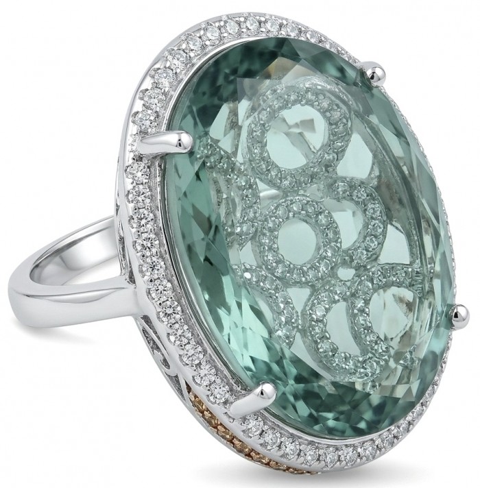 Mystery 22.5 carat Grandidierite .925 Sterling Silver Handcrafted Ring size 7 1/4