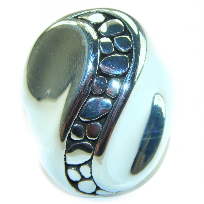 Natural Beauty Italy Made Silver Sterling Silver ring s. 6 - photo 1