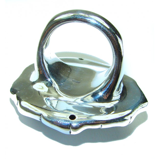 Ariadne's Thread Italy Made Silver Sterling Silver LARGE ring s. 6 - photo 3