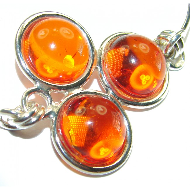 Excellent Baltic Amber .925 Sterling Silver entirely handcrafted Bracelet - photo 1