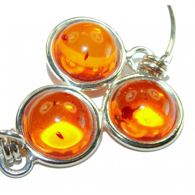 Excellent Baltic Amber .925 Sterling Silver entirely handcrafted Bracelet - photo 1