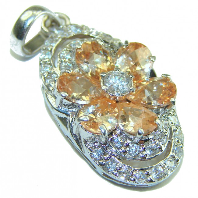 Real Beauty Citrine .925 Sterling Silver handcrafted Pendant - photo 1