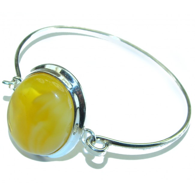 Excellent Baltic Amber .925 Sterling Silver entirely handcrafted Bracelet - photo 1