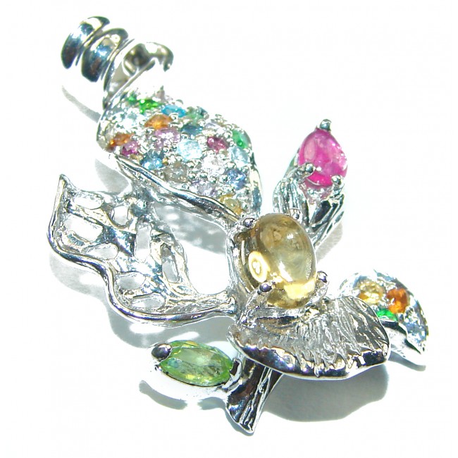 Real Beauty Citrine .925 Sterling Silver handcrafted Pendant - photo 1