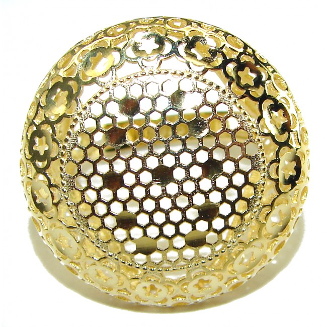 Adeline 14k Gold over .925 Sterling Silver ring s. 9 1/4 - photo 2