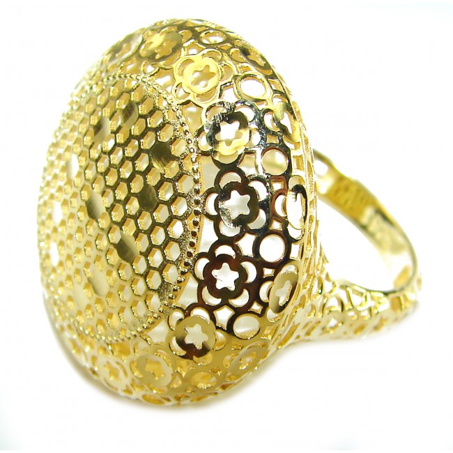 Adeline 14k Gold over .925 Sterling Silver ring s. 9 1/4 - photo 1