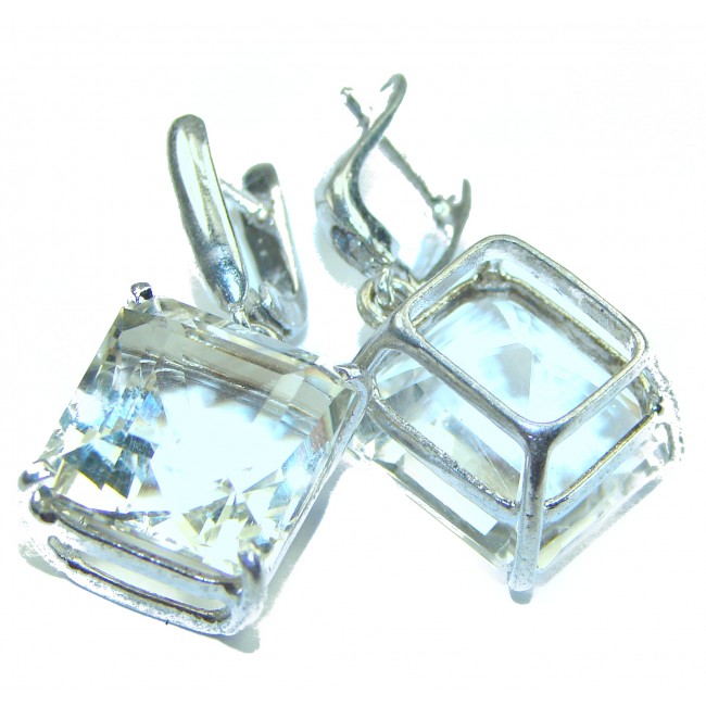 Perfect Balance authentic Yellow Topaz .925 Sterling Silver Handcrafted earrings