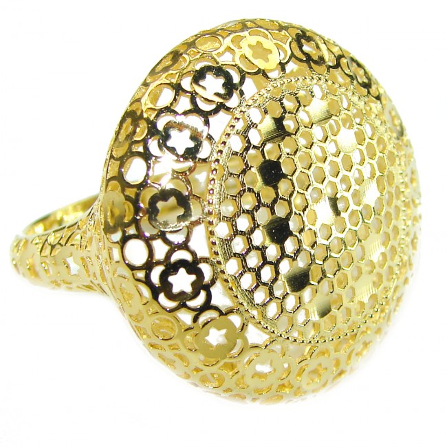 Adeline 14k Gold over .925 Sterling Silver ring s. 9 1/4 - photo 3